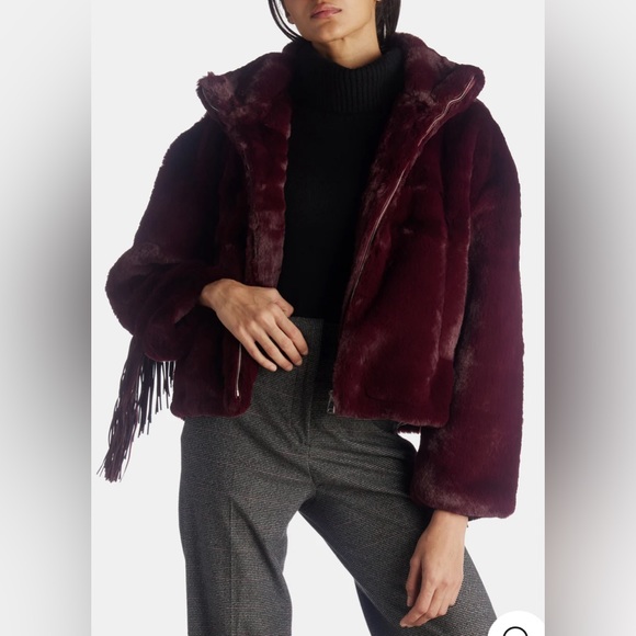 Blue Revival Dancing In The Moonlight Vegan Fur Jacket - Picture 13 of 15